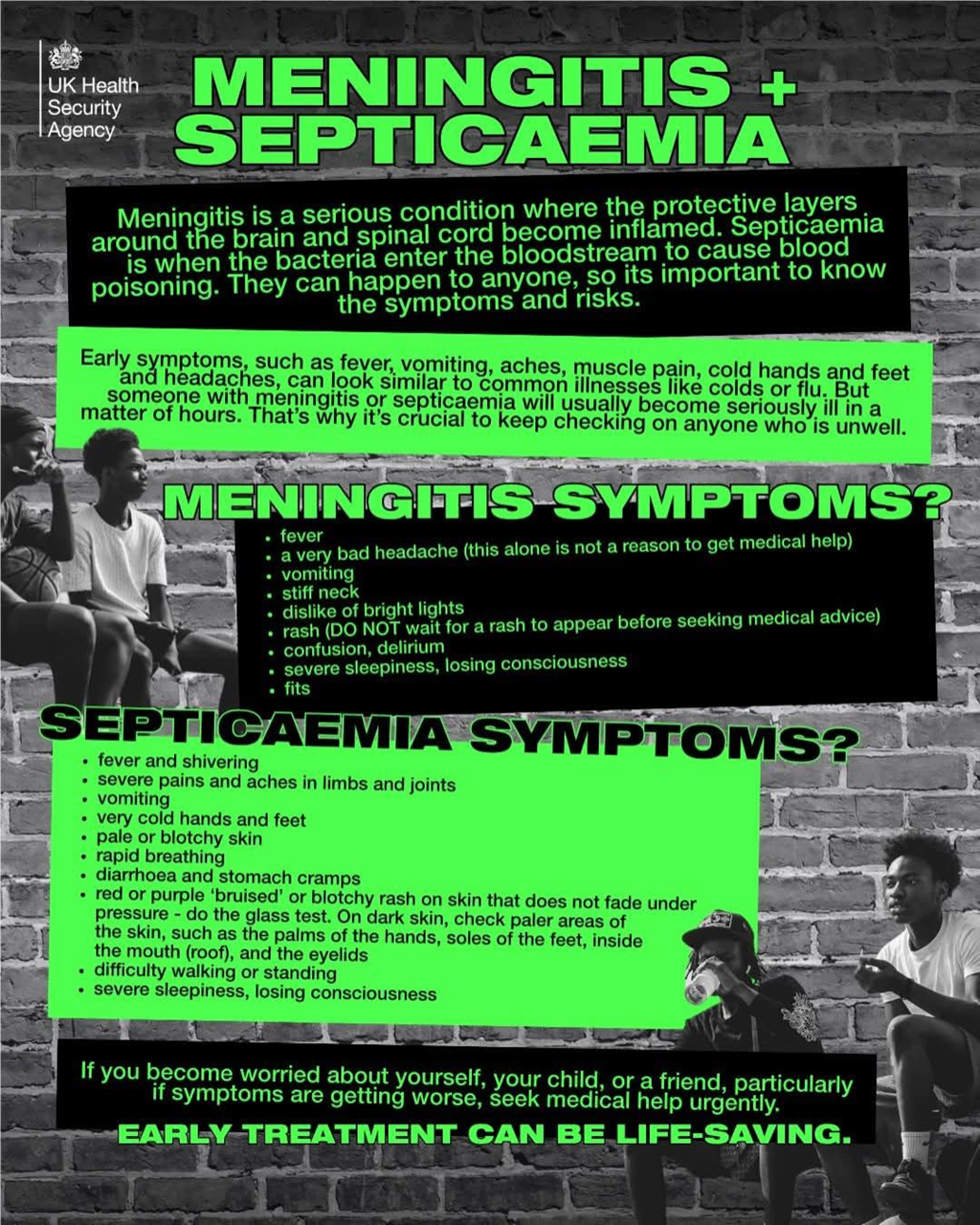 UK Health Security information on Meningitis and Septicaemia