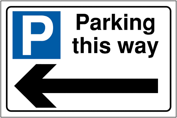 a parking sign