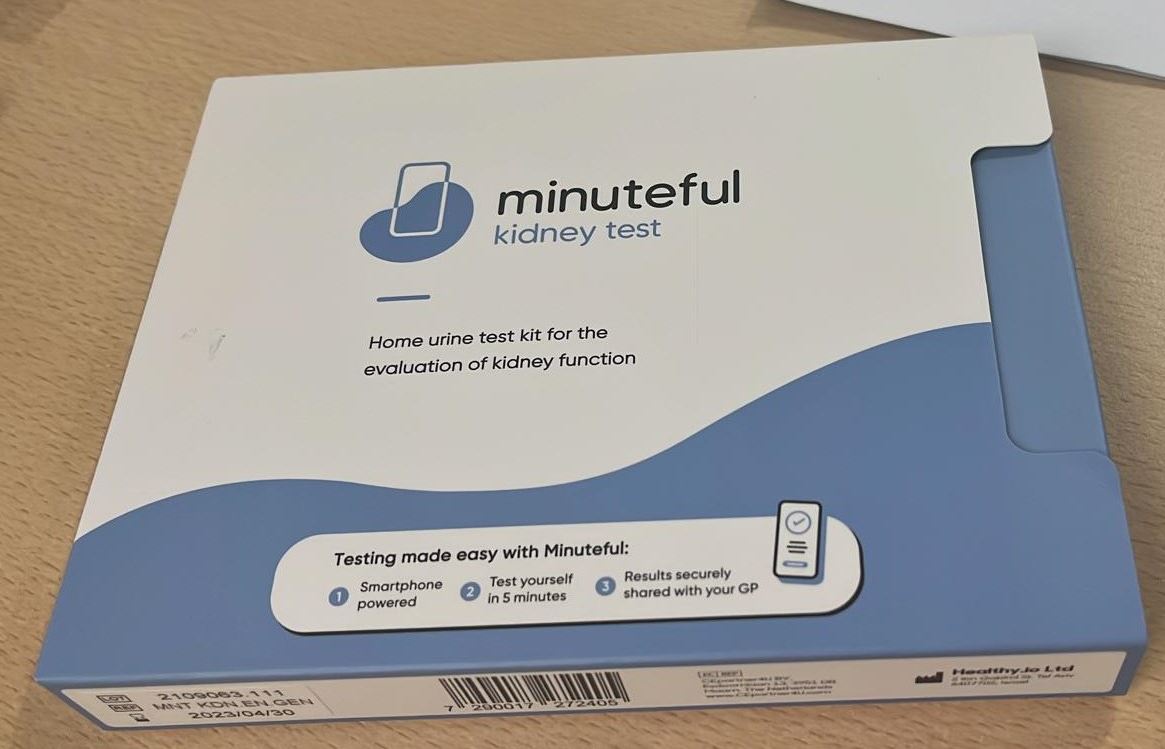 A minuteful kidney test kit 